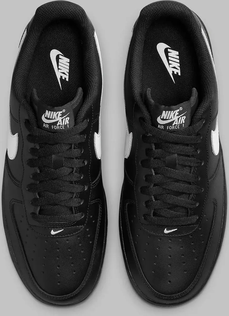 Nike Air Force 1 Low '07 Sneakers - Heren 45.5 - Zwart/Wit - afbeelding 4 van 6