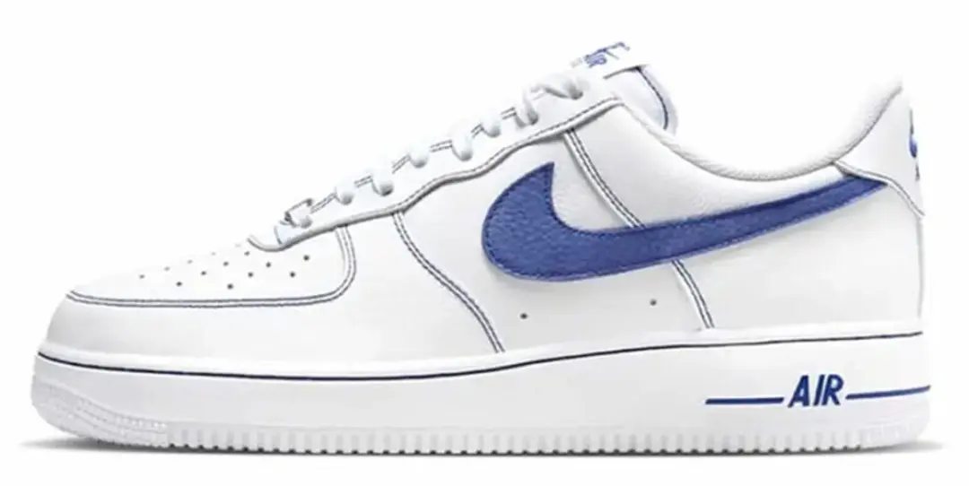 Nike Air Force 1 Low '07 LV8 White Deep Royal Blue