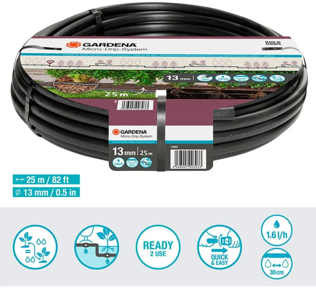 Gardena Micro-Drip Druppelbuis 13mm 25m - afbeelding 5 van 6