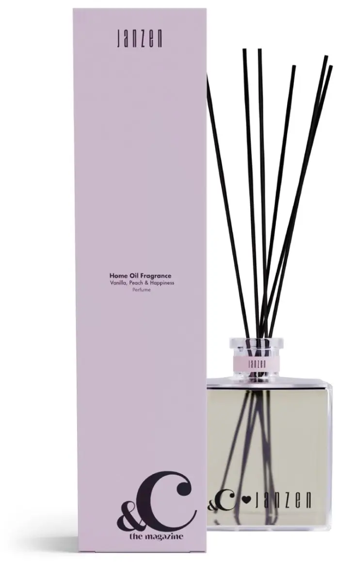 Janzen Home Geurstokjes Vanilla Peach & Happiness