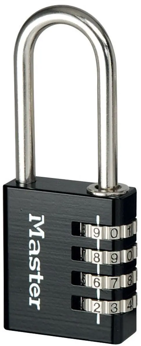 MasterLock Hangslot 7640EURDBLKLH - Zwart - 40mm - afbeelding 5 van 6