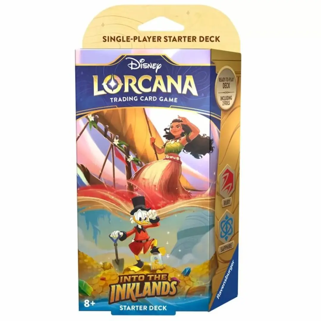 Disney Lorcana TCG Into the Inklands Moana/Scrooge Starter Deck 11098274