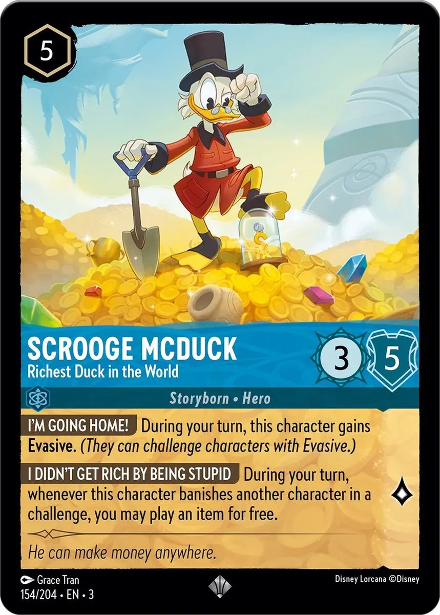 Disney Lorcana TCG Into the Inklands Moana/Scrooge Starter Deck 11098274