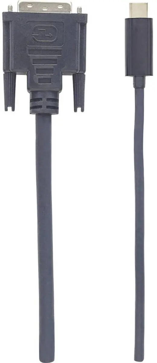 Manhattan 152471 USB-C naar DisplayPort Kabel 1m - Zwart - afbeelding 4 van 6
