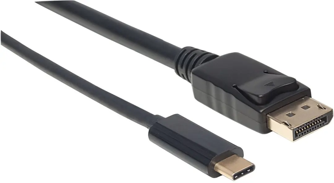 Manhattan 152471 USB-C naar DisplayPort Kabel 1m - Zwart - afbeelding 3 van 6