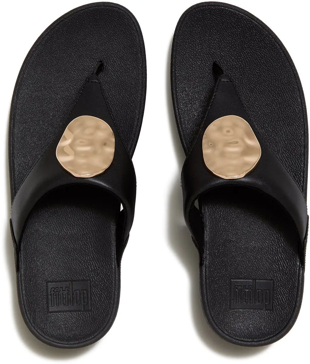 FitFlop Lulu Adornment Teenslippers ZWART