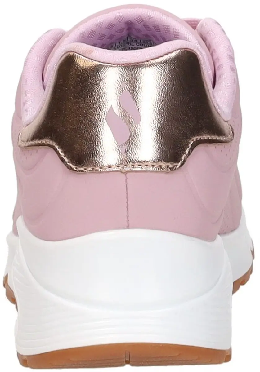 Skechers UNO GEN1 Shimmer Wave Meisjes Sneakers - Roze - afbeelding 6 van 6