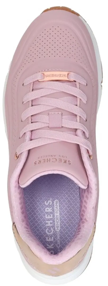 Skechers UNO GEN1 Shimmer Wave Meisjes Sneakers - Roze