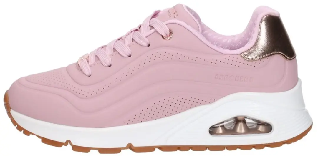 Skechers UNO GEN1 Shimmer Wave Meisjes Sneakers - Roze