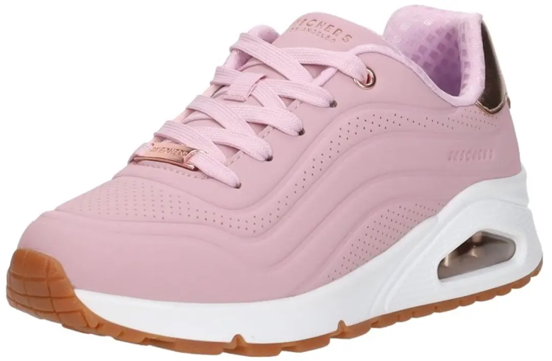 Skechers UNO GEN1 Shimmer Wave Meisjes Sneakers - Roze