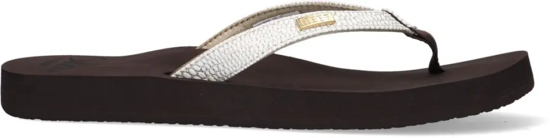 Reef Star Cushion Teenslipper Sassybrown/Wit - 37,5