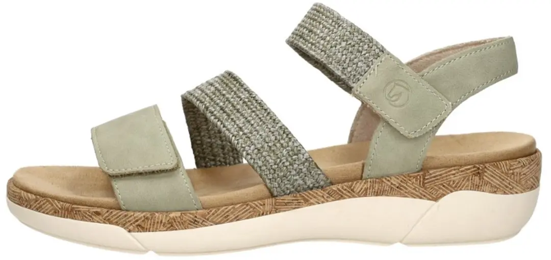 Remonte Plat Sandalen - Maat 37 - Groen