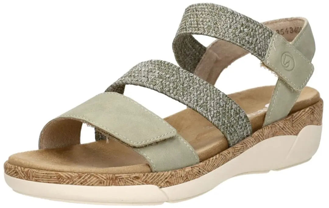 Remonte Plat Sandalen - Maat 37 - Groen