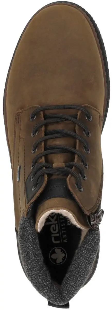 Rieker Veterschoenen Hoog - Middel Bruin Maat 40