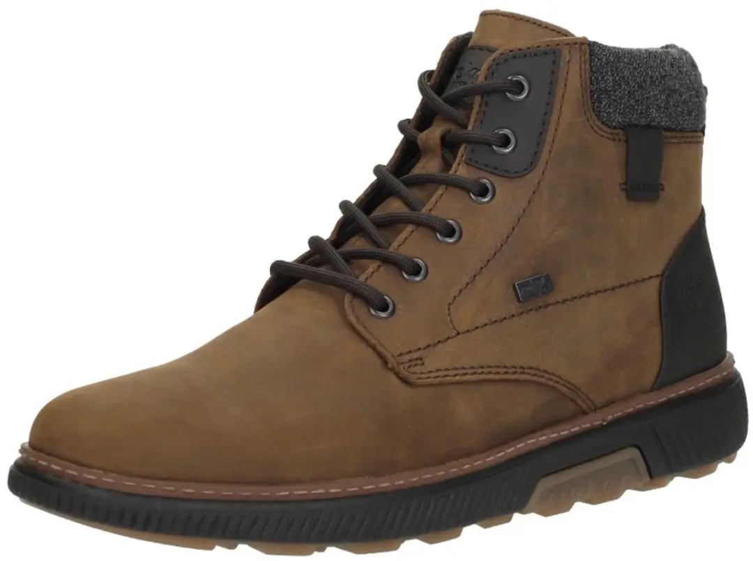 Rieker Veterschoenen Hoog - Middel Bruin Maat 40