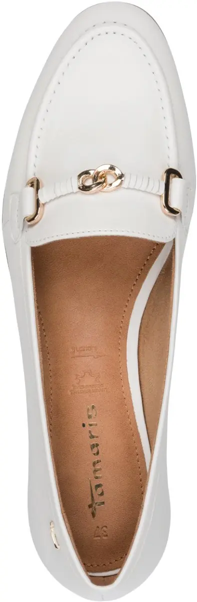 Tamaris Dames Instappers 1-24240-44 - Wit - Maat 37 - afbeelding 3 van 6