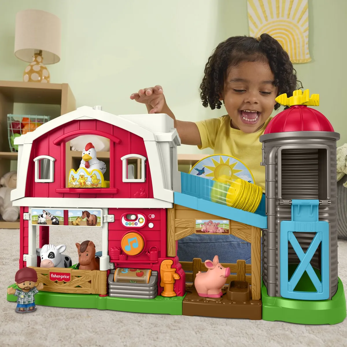 Fisher Price Little People Boerderij Dierenverzorging JGX08 - afbeelding 6 van 6