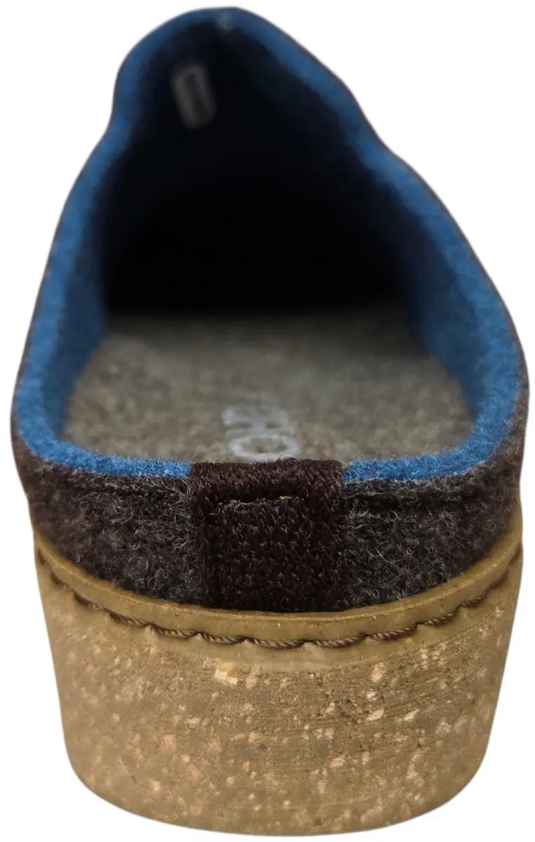 Rohde Foggia-D Pantoffels 43 - Bruin/Blauw