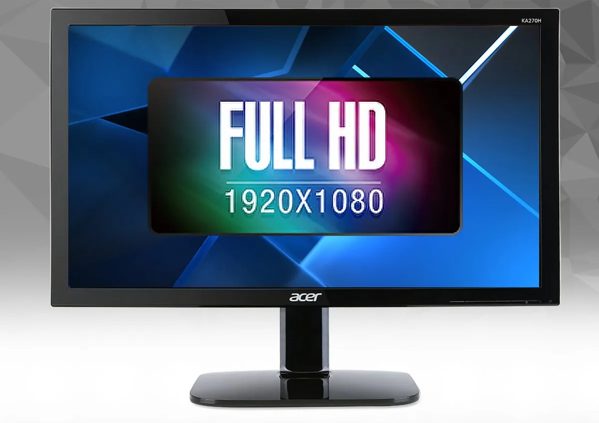 Acer KA270HAbid Monitor - 27" - 1x 3,5mm AUX