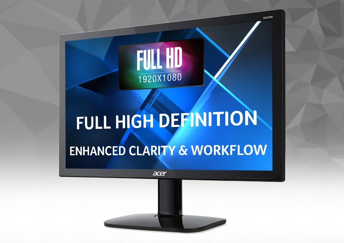 Acer KA270HAbid Monitor - 27" - 1x 3,5mm AUX