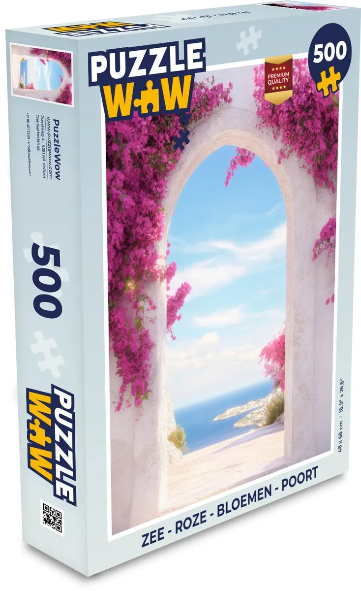 PuzzleWow Zee Poort Puzzel 500 Stuks