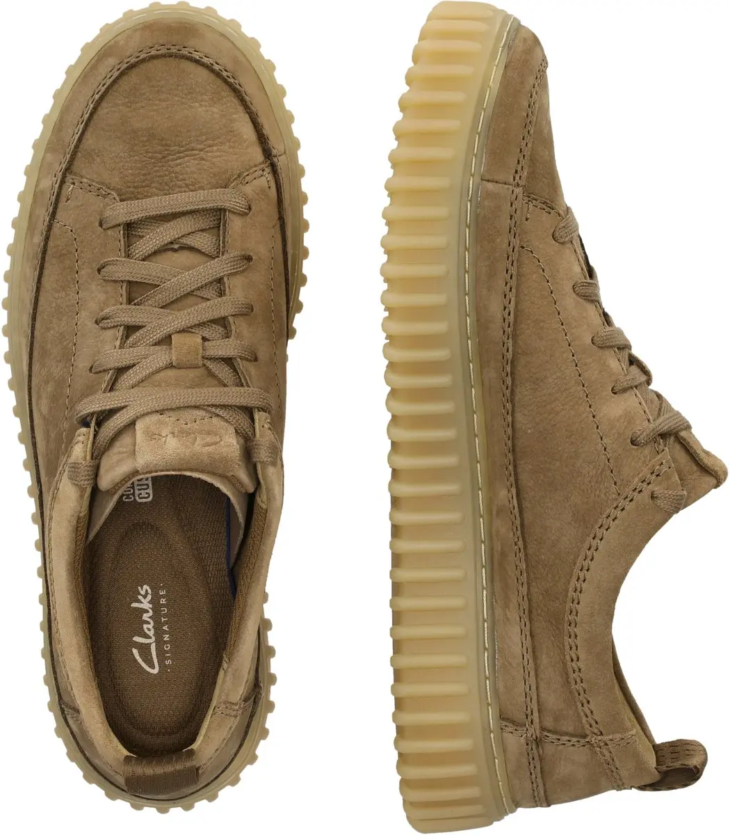Clarks Torhill Lace Bruin Leren Schoenen - Maat 41 - afbeelding 5 van 6