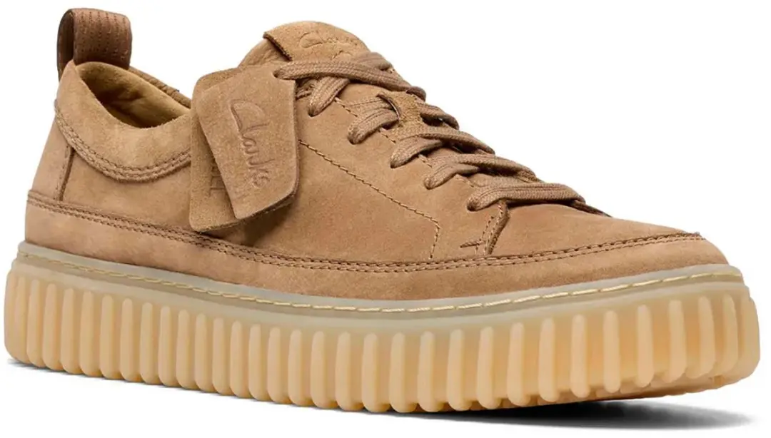 Clarks Torhill Lace Bruin Leren Schoenen - Maat 41 - afbeelding 4 van 6
