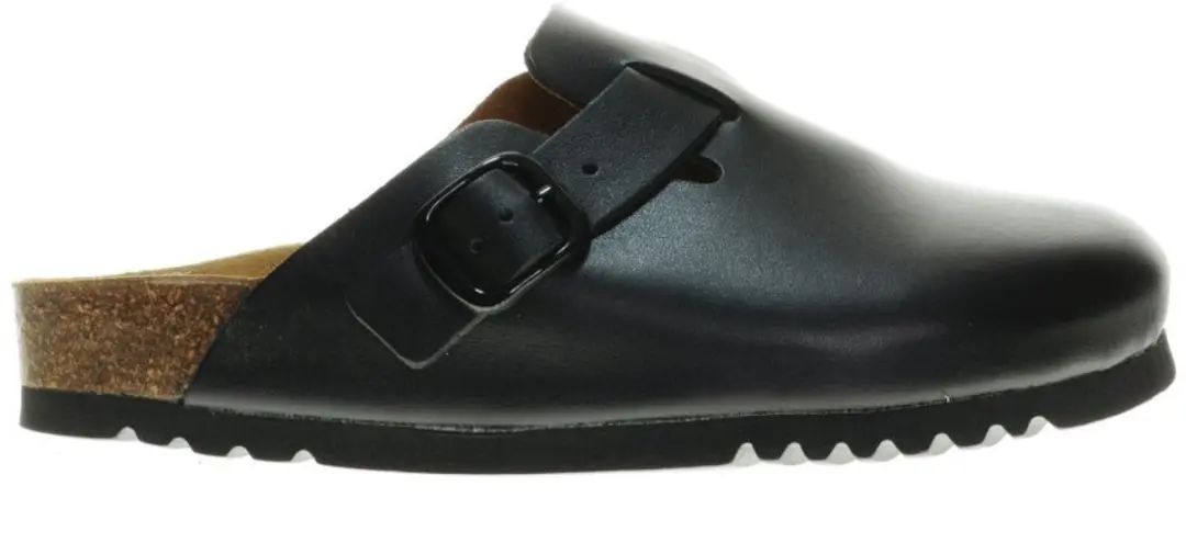 Klomp Scholl Women Fae New Leather Coffee-Schoenmaat 40
