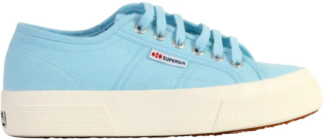 Lage sneakers met veters en plateauzool