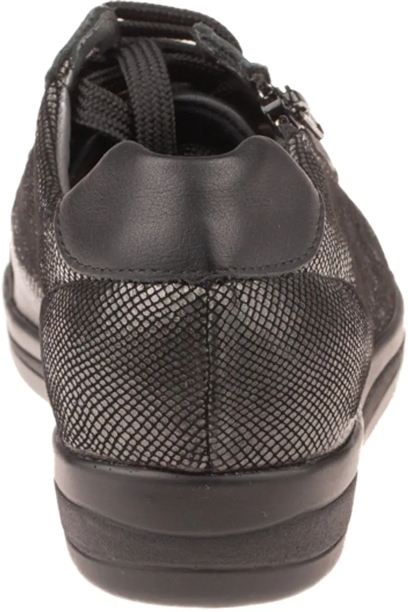 Xsensible Alia Dames Sneakers - Maat 38.5 - Zwart - afbeelding 6 van 6