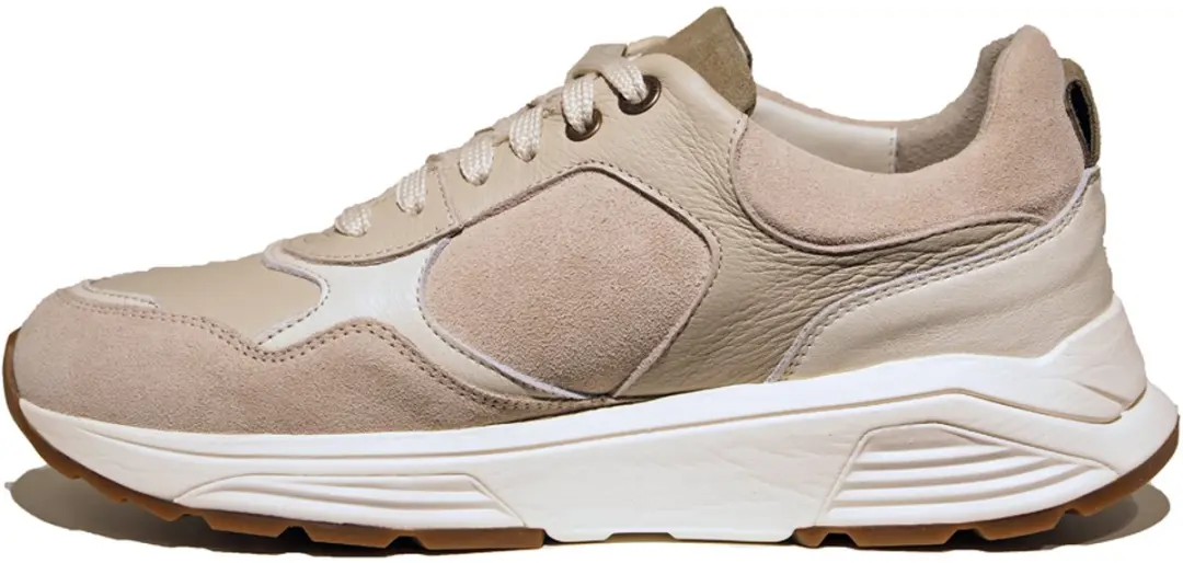 Xsensible Rialto Sneakers Leer Heren Beige - Maat 45