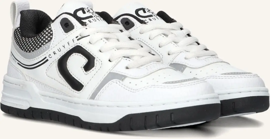 CRUYFF JUNIOR Raval Sneakers Jongens - Leren Sneaker - Wit - Maat 32 - afbeelding 4 van 6