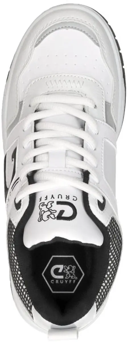 CRUYFF JUNIOR Raval Sneakers Jongens - Leren Sneaker - Wit - Maat 32 - afbeelding 6 van 6