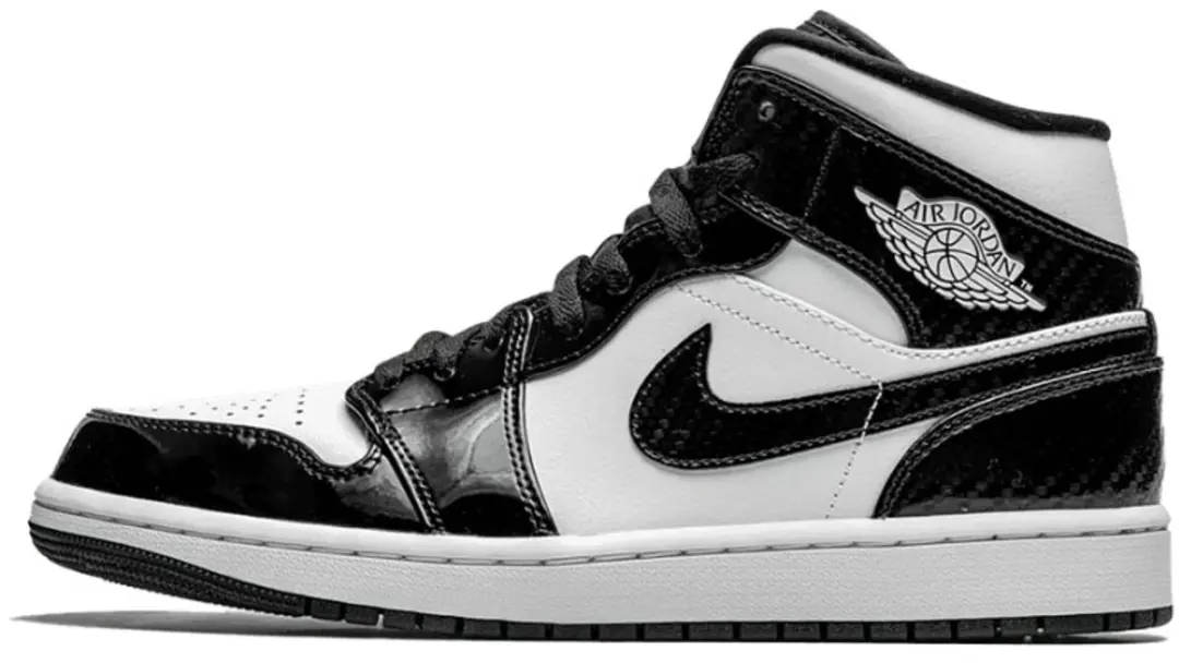 Nike Air Jordan 1 Mid SE ASW, Black/White, DD1649 001, EUR 42