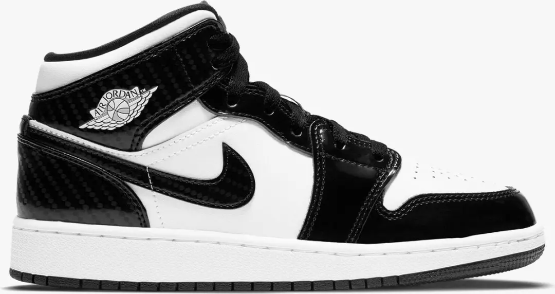 Nike Air Jordan 1 Mid SE ASW (GS), Black/White, DD2192 001, EUR 37.5