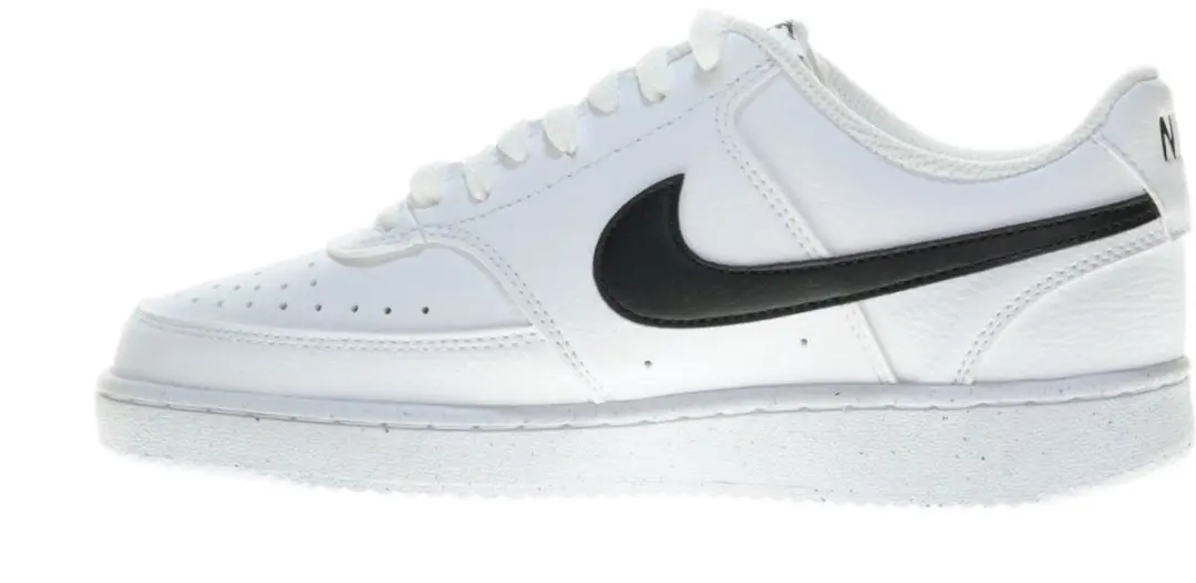 Nike Court Vision Low Next Nature Dames Sneakers - 42 - Wit/Zwart