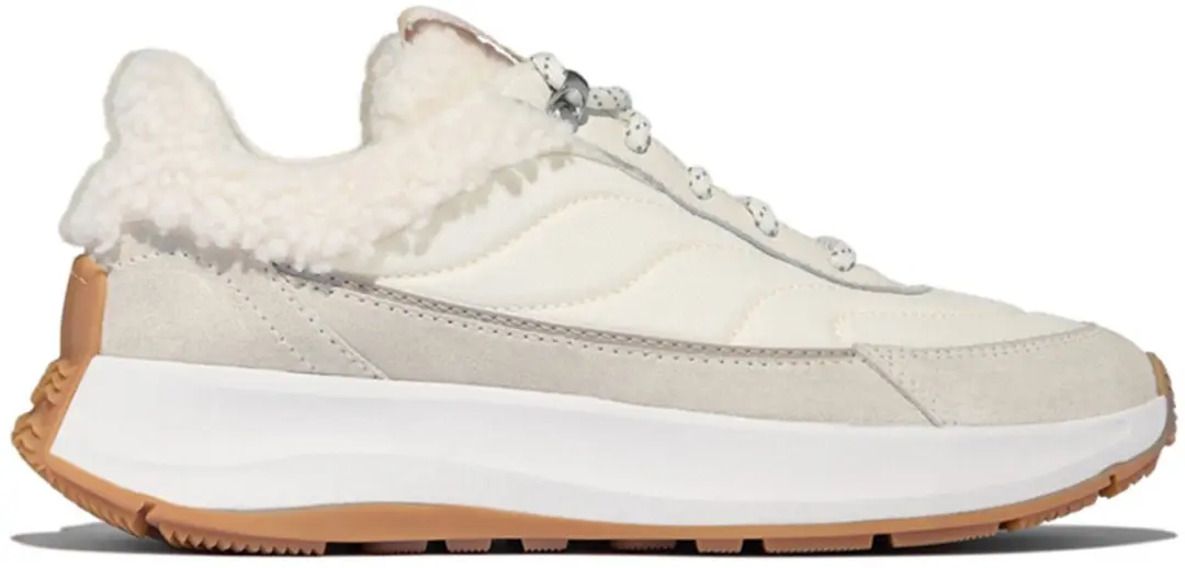 FitFlop FitFlop F-Mode Flow Shearling-Mix Sneakers
