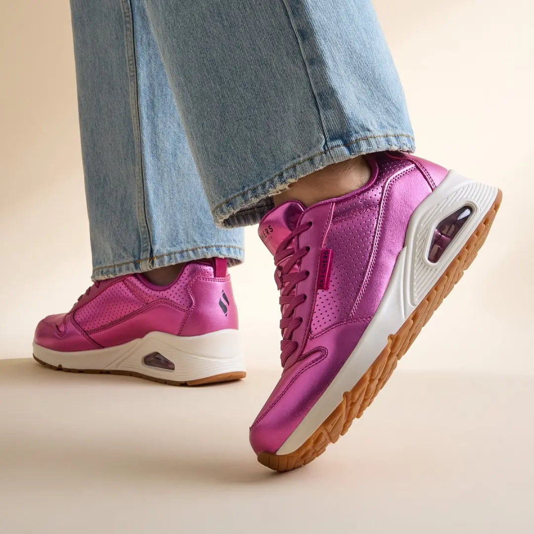 Skechers Uno Metallixs Sneakers roze Synthetisch