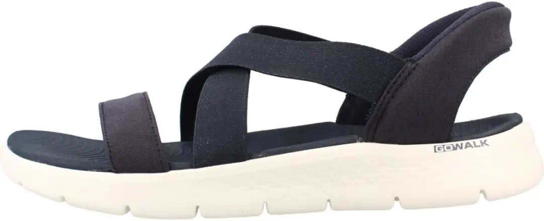 Skechers Go Walk Flex Glimmer Sandalen - Donkerblauw/Wit