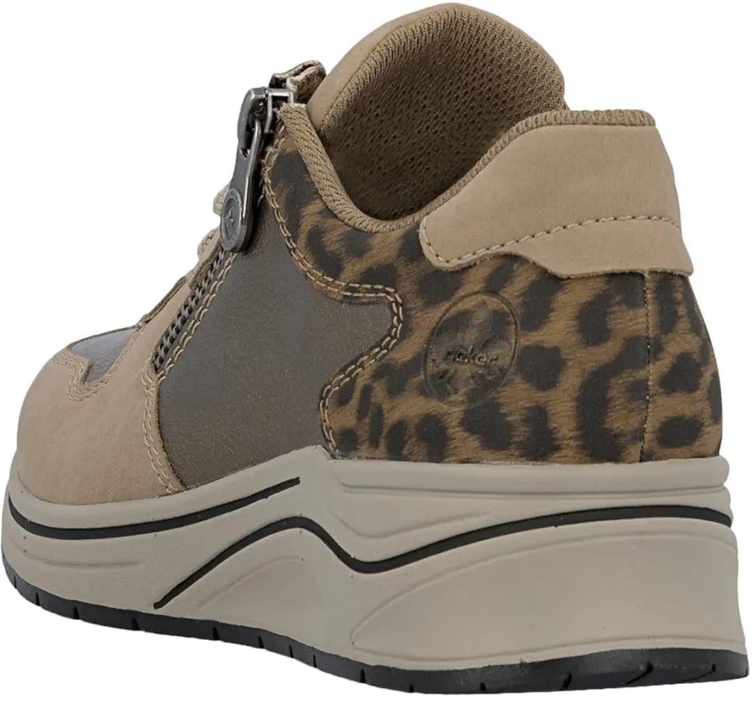 Rieker N9503-20 Sneaker Dames - Beige - Maat 38