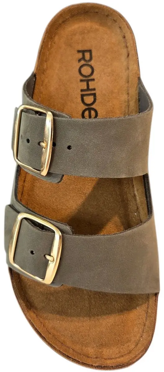 Rohde 5865 61 Slippers - Groen Leer - 39