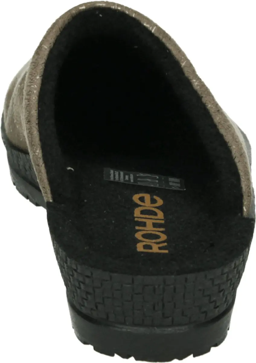 Rohde 2293 Dames Pantoffels 38 - Wit/Beige