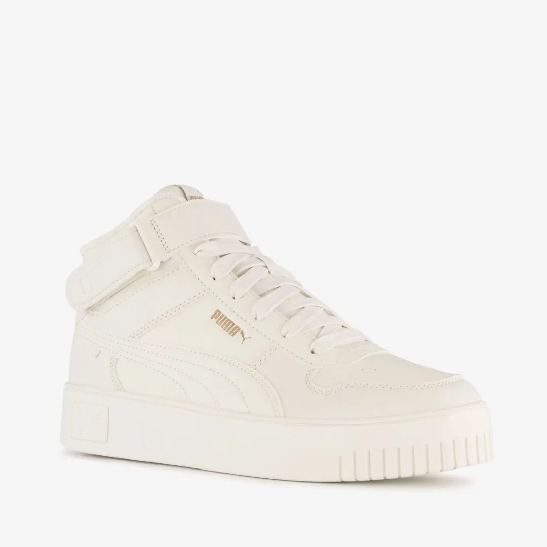 Puma Carina Street Mid hoge dames sneakers beige