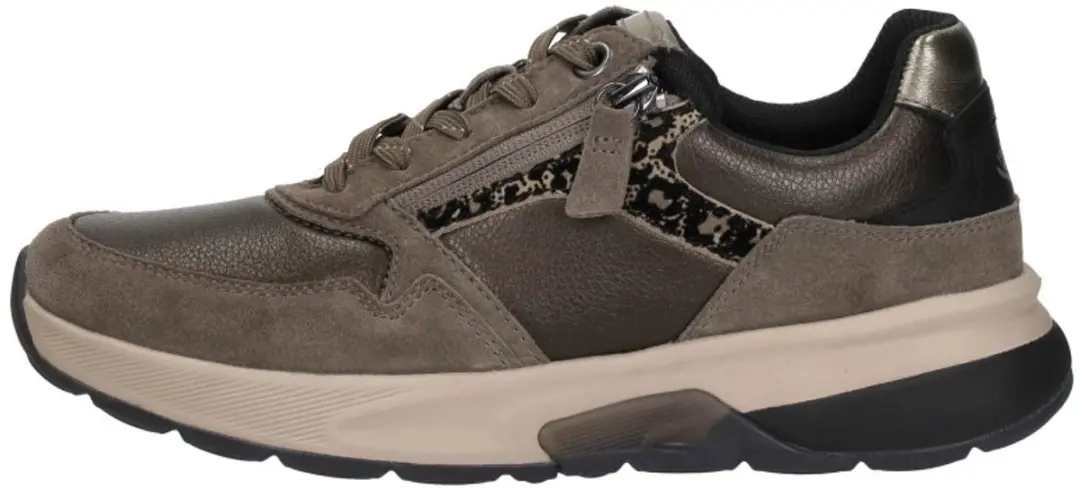 Gabor Rollingsoft Sneakers taupe Suède - Maat 3