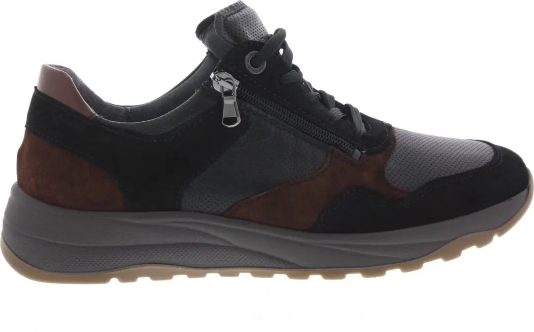 Heren Sneakers Waldlaufer K-john 662001-400-709 Zwart