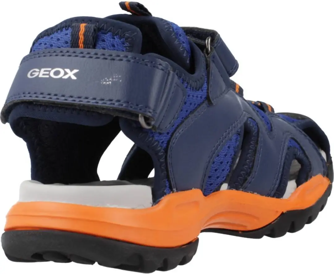 Geox Borealis Jongens Sandalen - 39 - Koningsblauw/Oranje