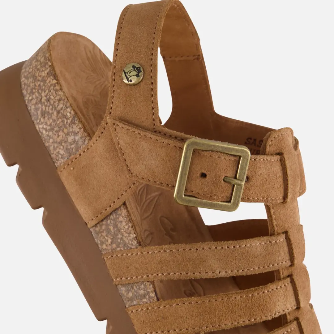Panama Jack Sasha Sandalen - Bruin - Maat 36