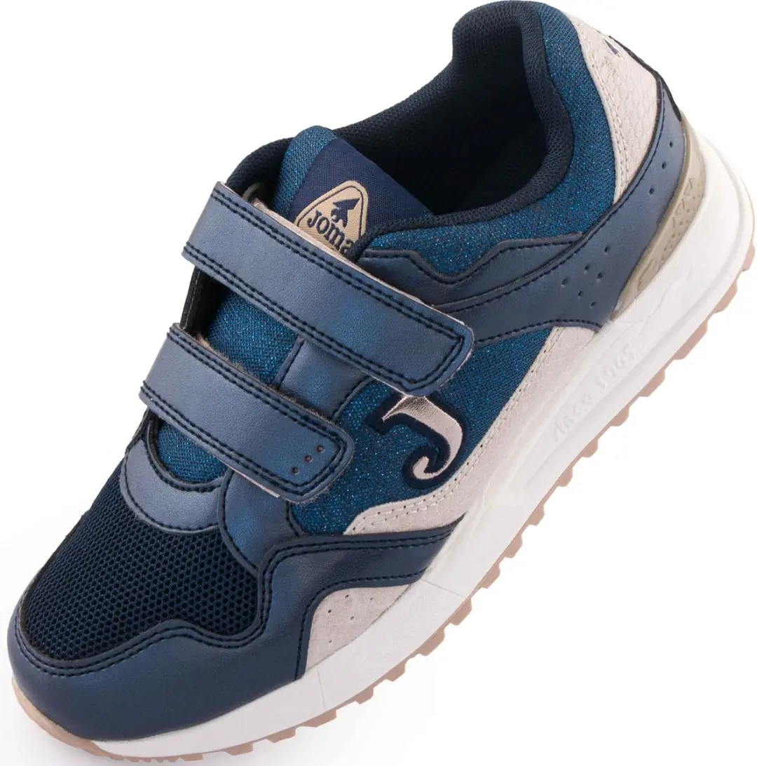 Joma 6100 Jr 2303 J6100S2303V, voor meisje, Marineblauw, Sneakers, maat: 31