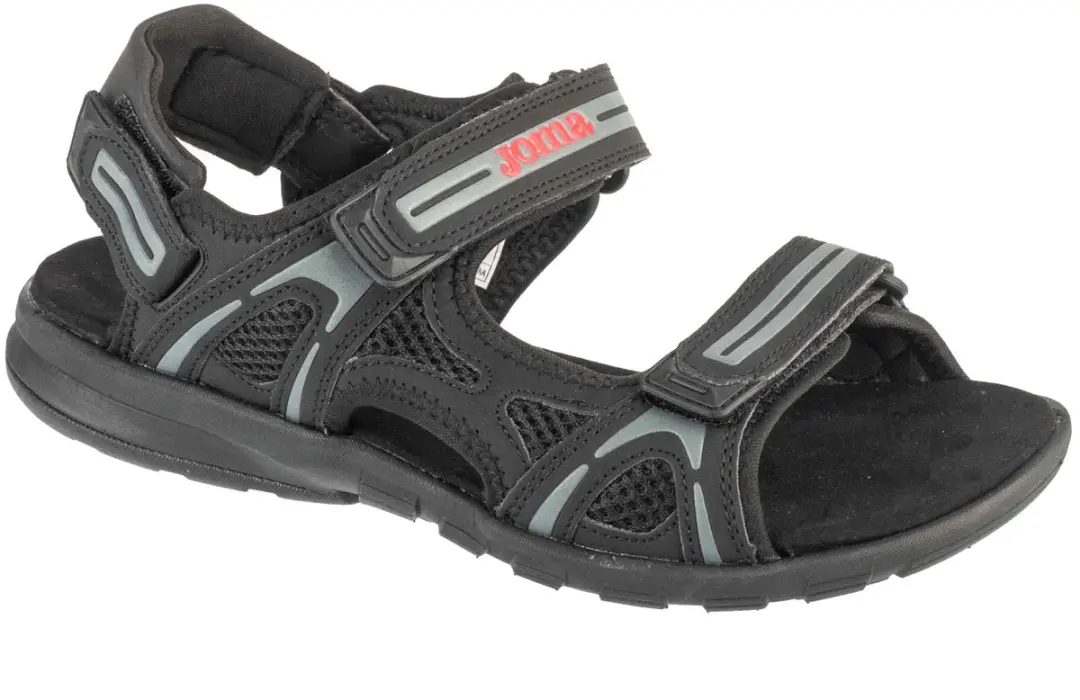 Joma S.Zeus Men 25 SZEUS, Mannen, Zwart, Sandalen, maat: 46