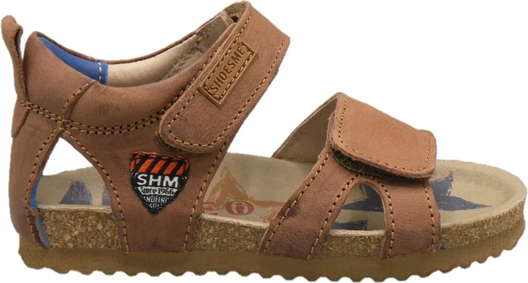 Shoesme Jongens Sandalen Cognac Leer - Maat 26